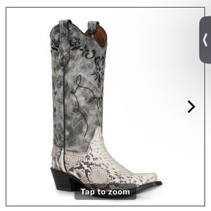 Python snip toe Exotic Cowboy Boots